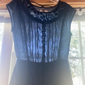 Cute navy sun dress! Size small